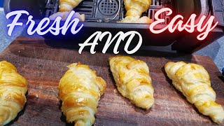 Trying Air Fryer Croissants  Homemade amp Hassle Free [upl. by Thomasina]