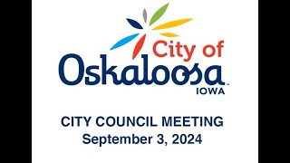 2024 September 03 City of Oskaloosa Iowa [upl. by Alain694]