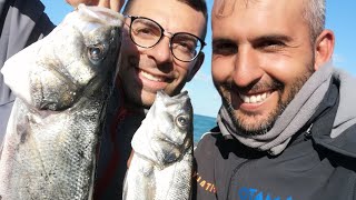 Spigola big a surfcasting con larrivo del freddo [upl. by Erida]