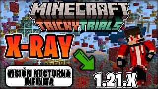 👉 Instalar XRAY  VISION NOCTURNA INFINITA para Minecraft 121 [upl. by Marek]