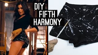 DIY Fifth Harmony ‘Work From Home’  Get Lauren Jaureguis Look STYLEWIRE  Hollywire [upl. by Assilem]