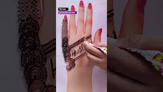 Easy amp Simple mehndi design  New stylish Diwali mehndi design [upl. by Inahc]