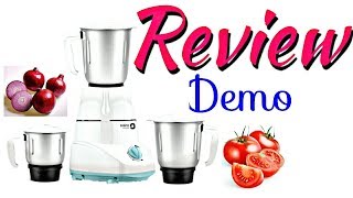 Orient 500 watt mixer grinder Review with Demo [upl. by Odranreb664]