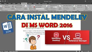 CARA INSTAL MENDELEY PADA MS WORD  PERBANDINGAN MENDELEY DESKTOP DAN MENDELEY REFERENCE MANAGER [upl. by Ahsiya]