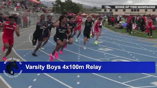 2023 TF  Mustang Roundup  4x100 Relay Boys Varsity [upl. by Yor455]