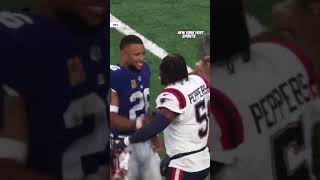 Jabrill Peppers kept it 💯 after loss to Giants shorts [upl. by Orual]