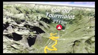 Le Parcours  LEtape du Tour 2014  Pau  Hautacam [upl. by Rubie894]