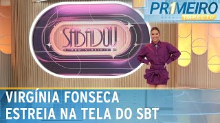 “Sabadou com Virgínia” estreia em 6 de abril na tela do SBT  Primeiro Impacto 250324 [upl. by Ynnal]