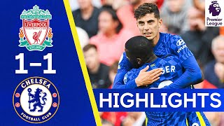 Liverpool 11 Chelsea  Havertz Strikes As Brilliant Blues Claim A Point  Highlights [upl. by Oynotna]