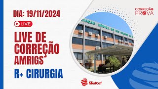 Correção AMRIGS R Cirurgia 2025  Gabarito Prova de Residência Médica AMRIGS 2025 R Cirurgia [upl. by Sitruk]