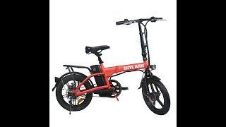 Slylark by Nakto Electric Bicycle  Folding E Bike  Fat Tire ebike  Downey CA  www562ebikescom [upl. by Dannon341]