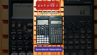 Cómo pasar un NÚMERO COMPLEJO de forma BINÓMICA a POLAR con la CALCULADORA CIENTÍFICA 🤔 [upl. by Gillman223]