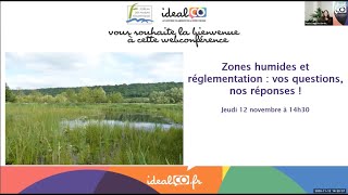 Zones humides et réglementation  vos questions nos réponses [upl. by Llemert]