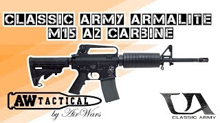 Страйкбольный автомат CLASSIC ARMY ARMALITE M15A2 CARBINE AR006M [upl. by Arraeic656]