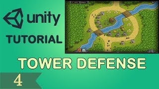 Unity Tower Defense Tutorial  Bezier curve  Part 4 [upl. by Dominic]