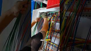 Neatly and beautifully installing a 3phase distribution box Part 1electrican construction [upl. by Aillicsirp758]