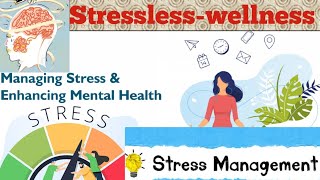 Stresslesswellness Talking about stress Stress management [upl. by Iago213]