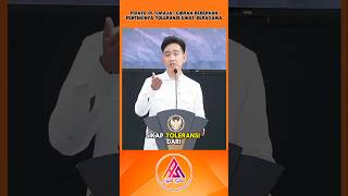 PIDATO DI TORAJA GIBRAN SEBUT PENTINGNYA TOLERANSI UMAT BERAGAMA videoviral shortvideo fyp [upl. by Laehplar528]