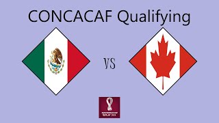 Mexico vs Canada  CONCACAF Qualifying Round 1 Hex [upl. by Adnalay]