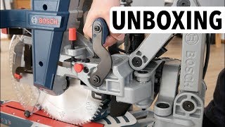 Bosch GCM 12 GDL Meine erste Kapp und Gehrungssäge UNBOXING [upl. by Wenoa70]