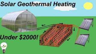 Solar Boosted Geothermal Heating for a Greenhouse [upl. by Loggia]