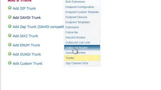 2 5 How to Configure Trunks and Outbound Routes [upl. by Eillas]