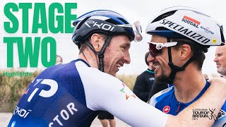 HIGHLIGHTS  2024 Lloyds Bank Tour of Britain Men  Stage Two [upl. by Adnohsed]