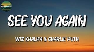 ♬♬ Wiz Khalifa ft Charlie Puth  See You Again  Lyrics [upl. by Anelrad]