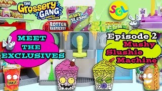 Grossery Gang Exclusives Ep2 Mushy Slushie Machine  Meet the Grossery Gang Exclusives Stop Motion [upl. by Etnaled]