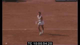 Evonne Goolagong vs Chris Evert June 10 1973 [upl. by Yziar]