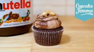 How to Make Nutella Cupcakes  Cupcake Jemma [upl. by Faludi]