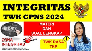 SOAL INTEGRITAS TWK CPNS 2024 TERLENGKAP [upl. by Ajile]