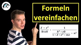 Rechnen und Vereinfachen von komplexen Formeln  Physik Tutorial [upl. by Amehsat]