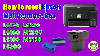 How to reset t04d1 maintenance box EPSON L6170 L6160 L6190 L6260 L6270 L14150 M2140 M3170 [upl. by Sivrahc109]