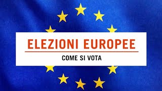 Elezioni europee quando e come si vota in Italia [upl. by Robinette117]