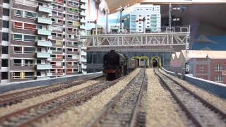 Summer running part 2 Amberton00 gauge model railway [upl. by Lemal529]