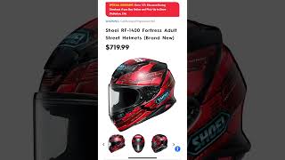 Motorhelmets Store Sale Shoei RF1400 Fortress Adult Street Bike Motorcycle Helmets shortsvideo [upl. by Ainaj]