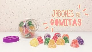 DIY JABONES PARA MANOS EN FORMA DE GOMITAS O GUM DROPS [upl. by Atinnek]