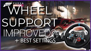 Perfect Forza Horizon 5 Wheel Settings  UPDATED Logitech G923 G29 G920 G27 [upl. by Gagne]