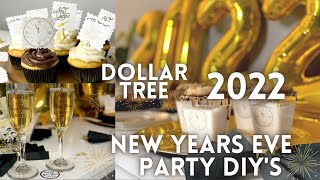 New Year’s Eve Party DIY ideas  Dollar Tree DIY New Years 2022  DIY New Year Decorations [upl. by Vories]