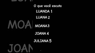 QUE VOCÊ ESCUTA [upl. by Canica]