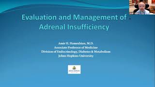 Evaluation and Management of Adrenal Insufficiency [upl. by Erdnassac339]