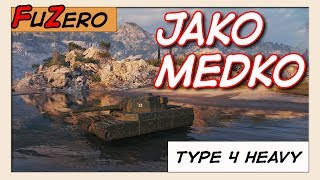 Jako medko  Type 4 HEAVY  World of Tanks [upl. by Aihk]