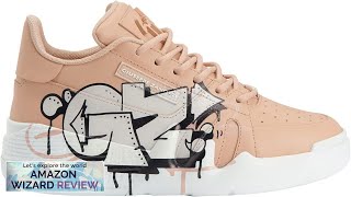 Giuseppe Zanotti Talon LowTop Sneakers LeatherMidtop Talon sneakers crafted from pink Review [upl. by Welford674]