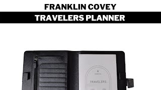 Franklin Covey Travelers Weekly Planner [upl. by Prinz458]