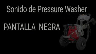 PRESSURE WASHER Sonido Blanco para Dormir  Pantalla Negra  Sonido de PRESSURE WASHER [upl. by Tibold]