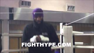 LAMONT PETERSON PUTS IN WORK AS HE TRAINS FOR DANNY GARCIA CLASH [upl. by Ayiram]