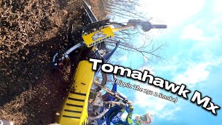 Taking down deep ruts at a new trackRm250 [upl. by Deanne]