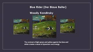 Blue Rider Wassily Kandinsky [upl. by Sible]