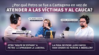 ¿Por qué Petro se fue a Cartagena en vez de atender a las víctimas y al Cauca [upl. by Notlew518]